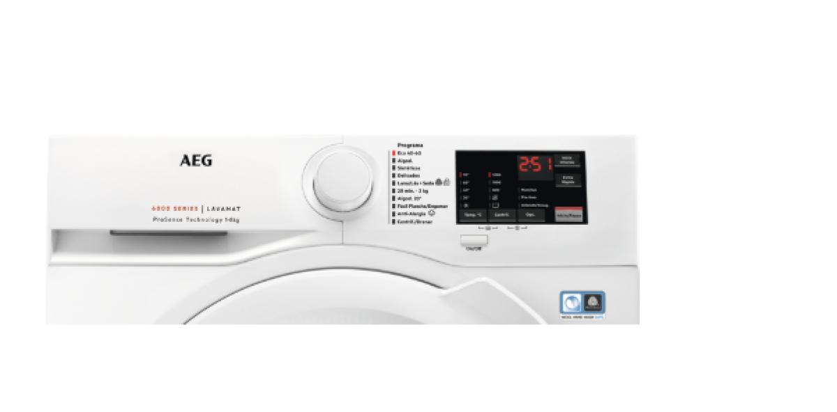 LAVADORA AEG LFA6I8272A 8KG 1200RPM A BCO INVERTER