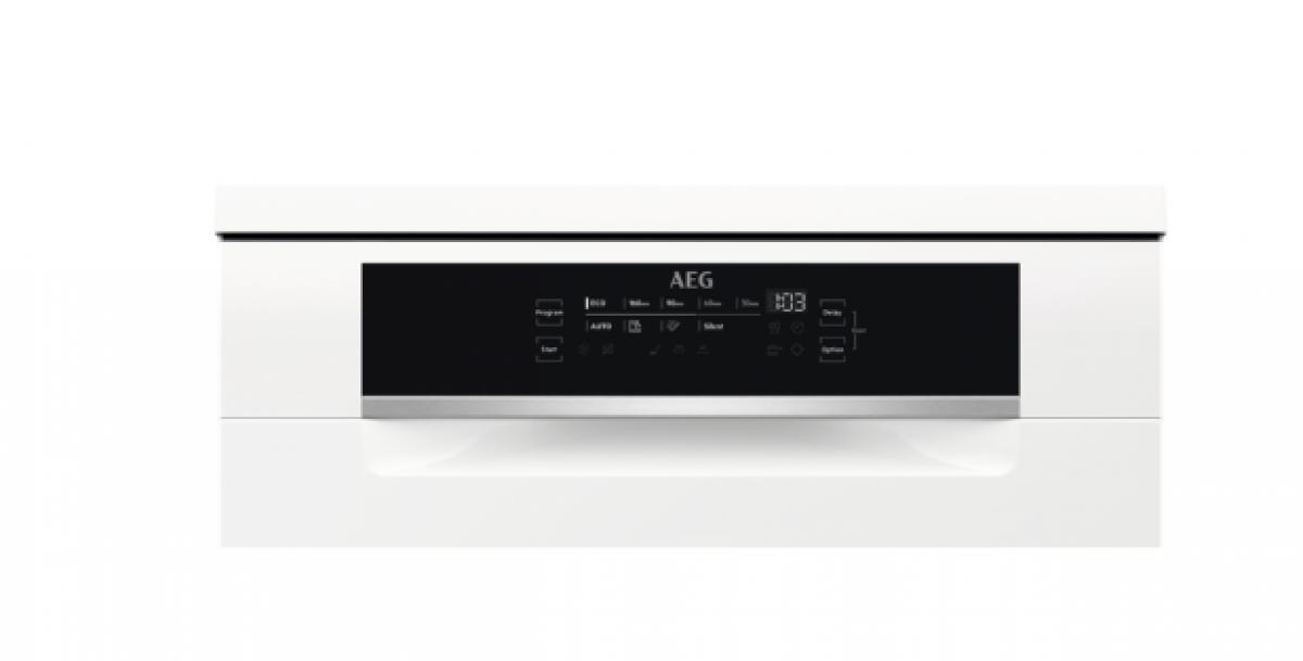 LAVAVAJILLAS AEG FFB74707PW 14CUB.C BCO.3ªBANDEJA INVERTER