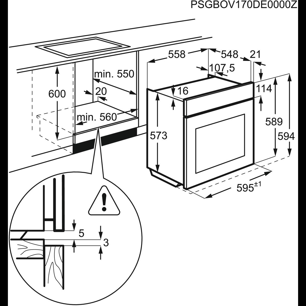 HORNO AEG BES231111M MULT.9 A AQUA. 72L INOX