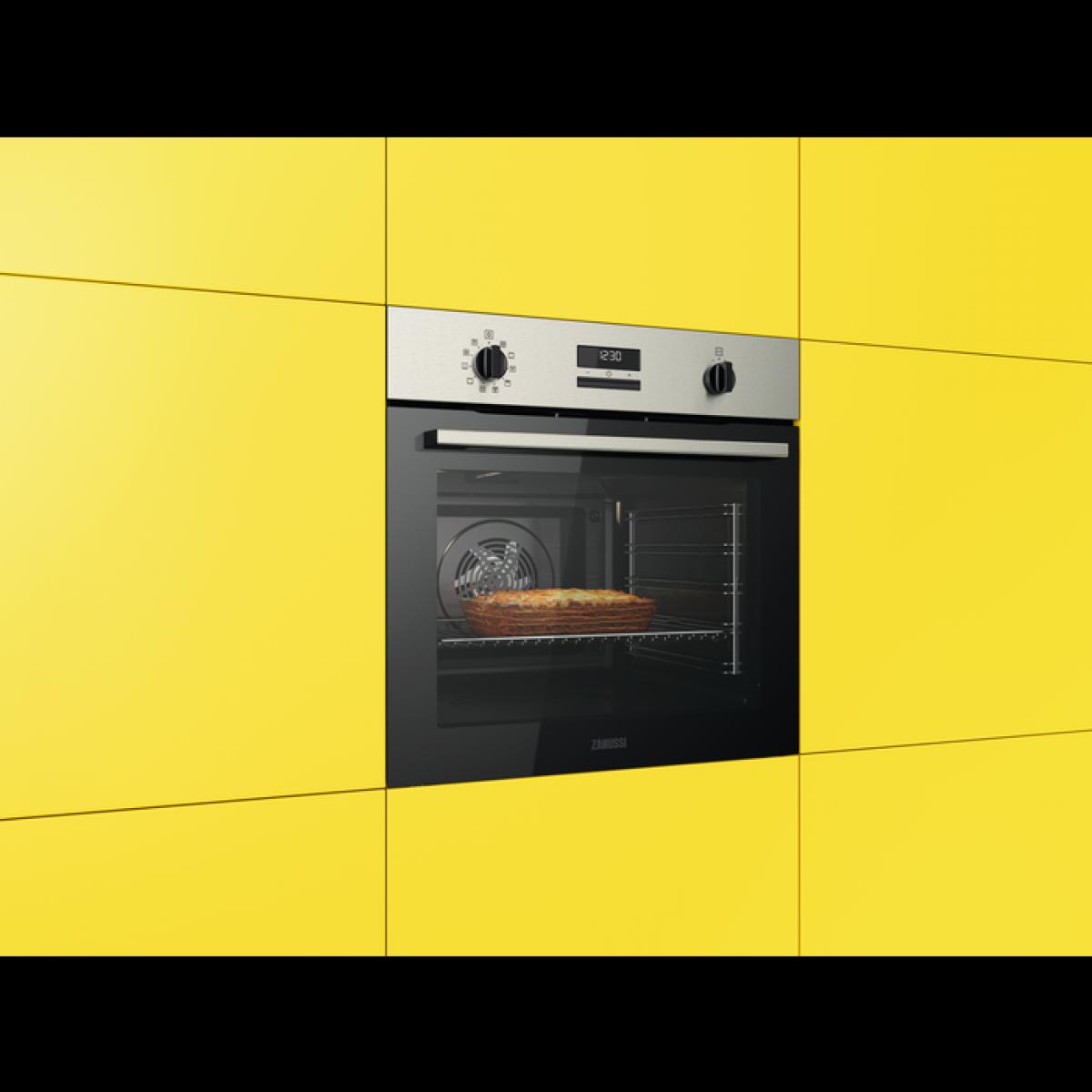 HORNO ZANUSSI ZOPXE5X1 9 MULTIF.PIRO INOX A +