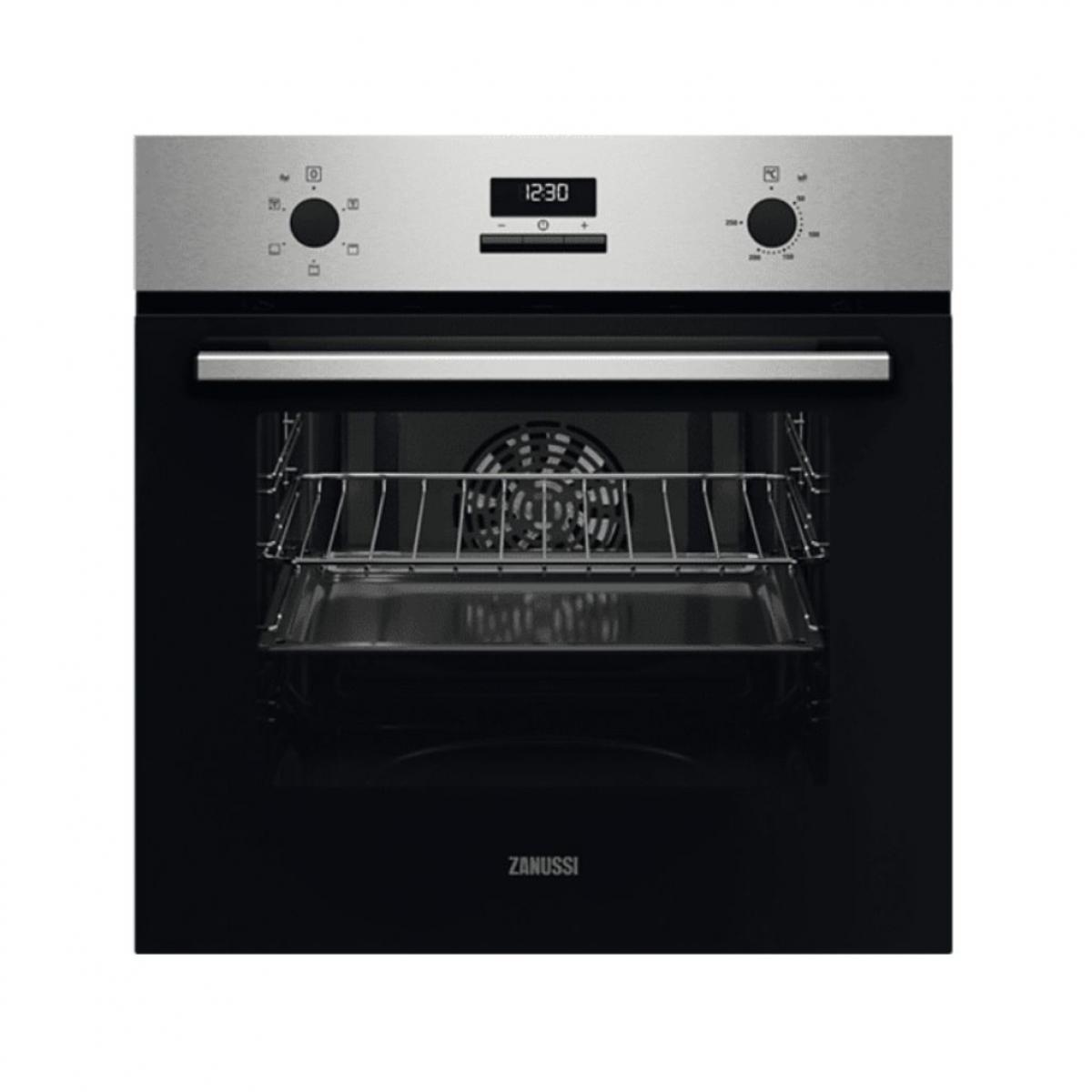 HORNO ZANUSSI ZOHNC2X2 MULTIF.INOX 65L A GUIAS TELESC.