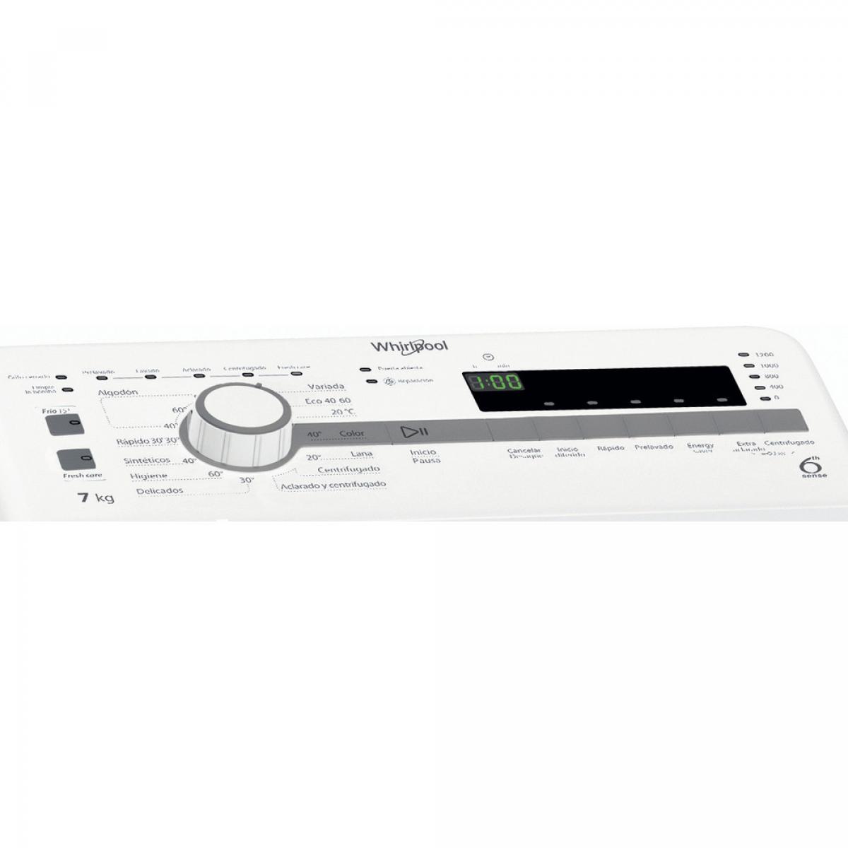 LAVADORA C.SUP.WHIRLPOOL TDLR7220SS 7KG 1200RPM E