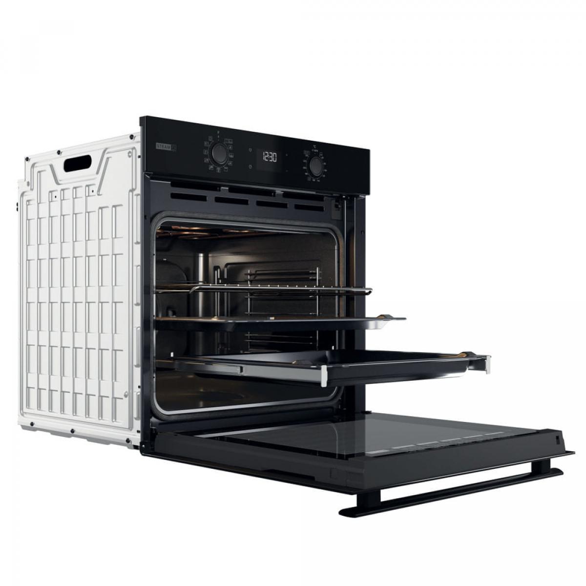 *Esta unidad se vende sin embalaje original*.AT.HORNO WHIRLPOOL OMSR58RU1SB MULT.8 A+ PIRO.HIDRO 71L NGO