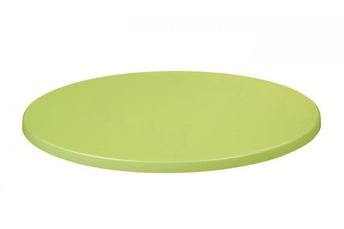 Tablero de mesa Topalit, VERDE LIMA 408, 70 cms de diámetro.