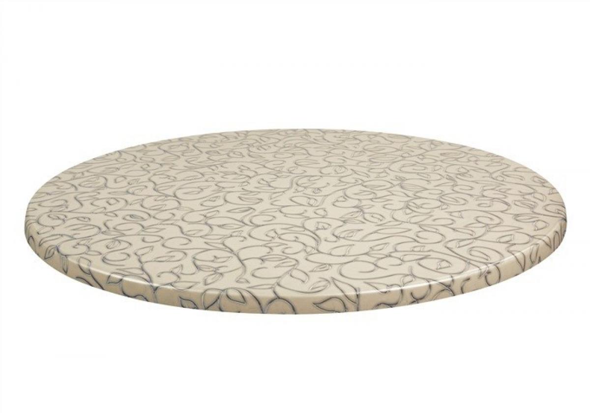 Tablero de mesa Topalit, FILO 132, 70 cms de diámetro.