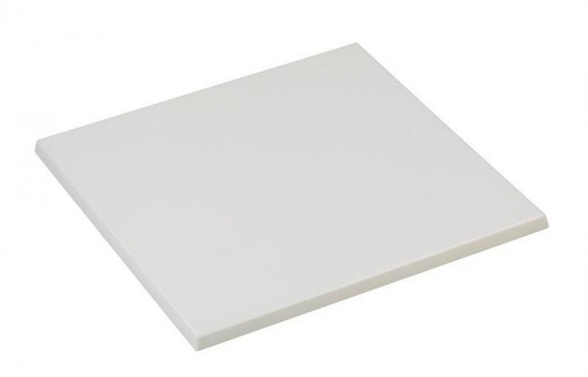 Tablero de mesa Werzalit SM, BLANCO 01, 70 x 70 cms