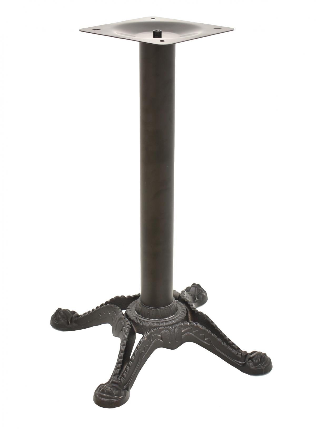 Base de mesa RÓDANO, fundición, negra, base de 58 x 58 cms, altura 75 cms