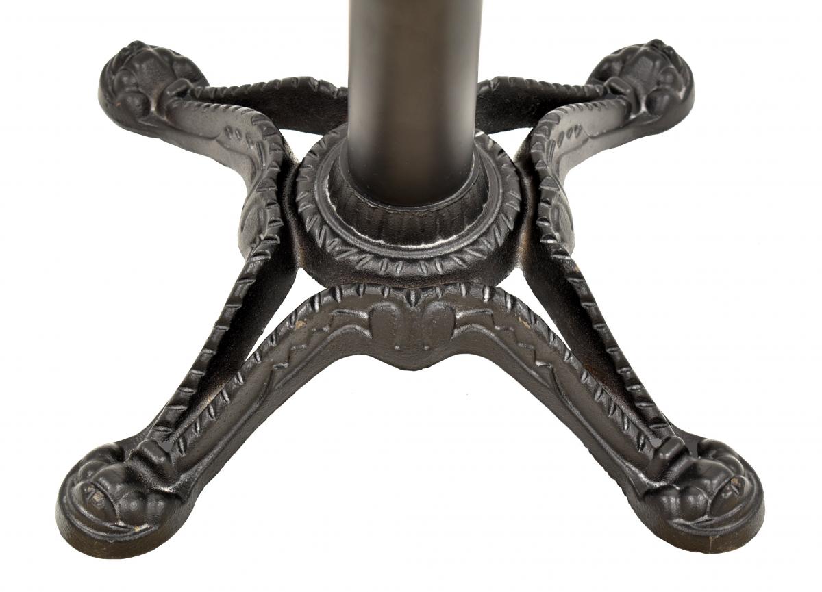 Base de mesa RÓDANO, fundición, negra, base de 58 x 58 cms, altura 75 cms