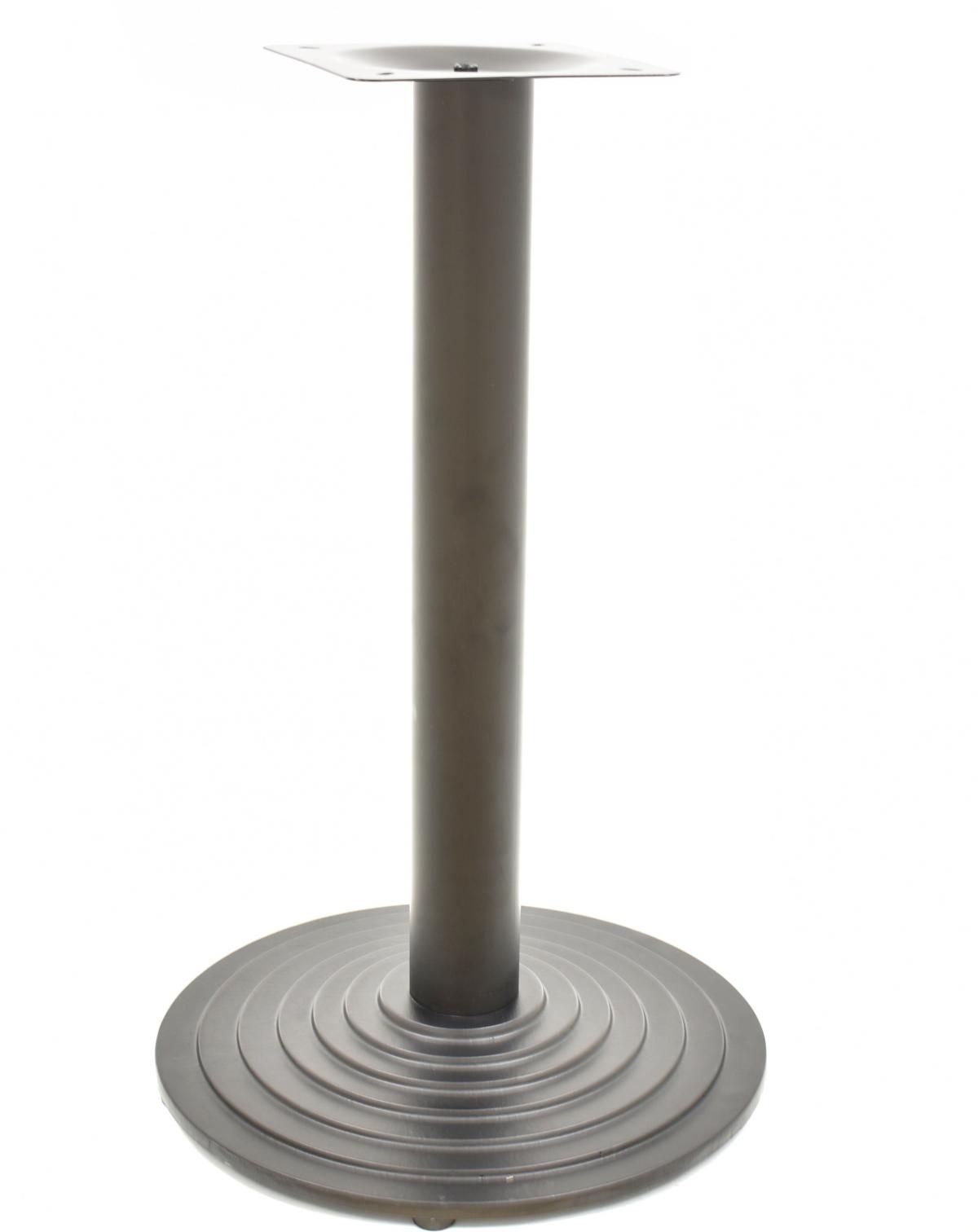 Base de mesa EBRO, negra, 43 cms de diámetro, altura 72 cms ( Ver también 110.BEBRNNE72 )