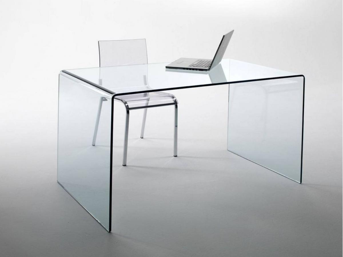 Mesa CONCORD NEW, cristal curvado, 150 x 80 cms