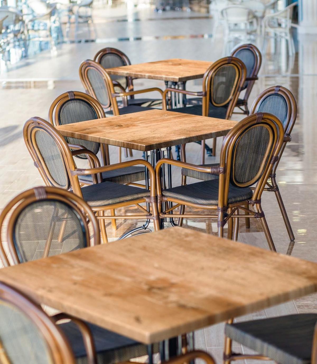 Tablero de mesa Werzalit-SM, FINDUS 295, 80 x 80 cms