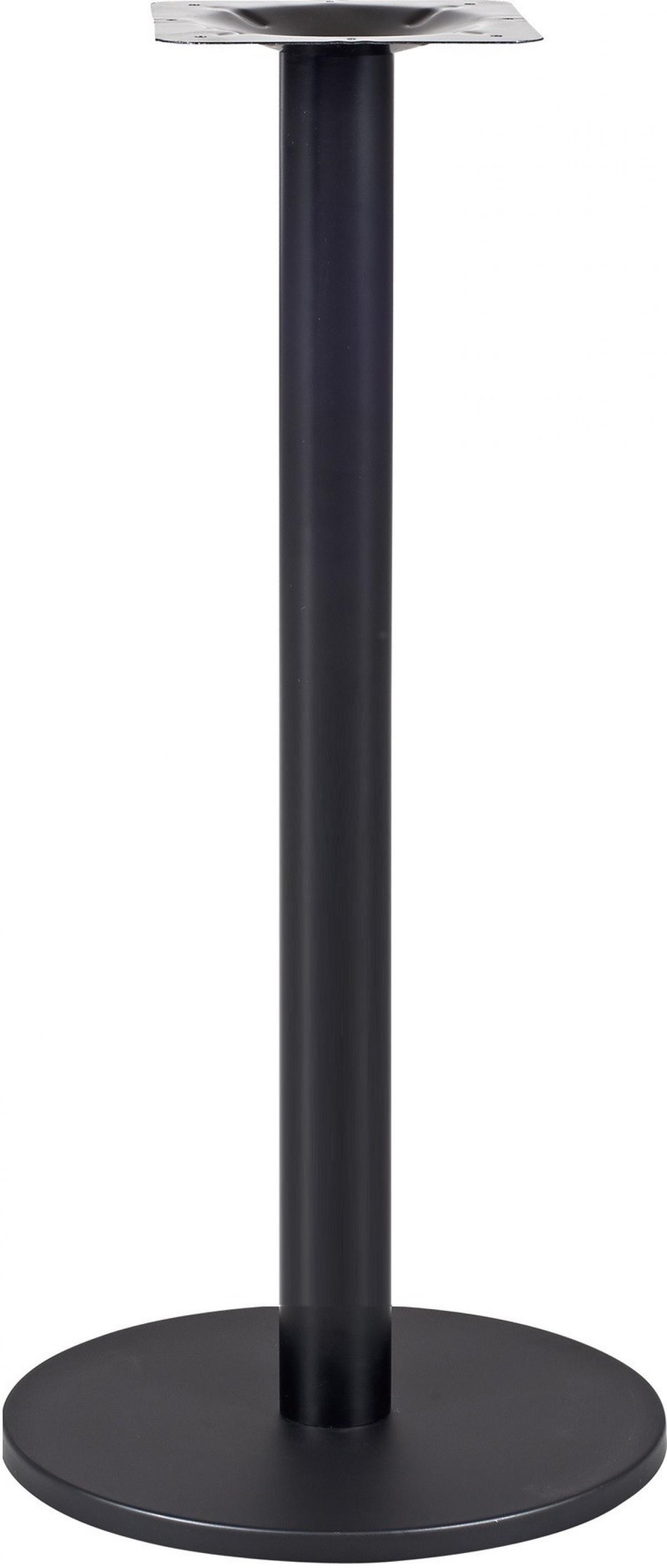 Base de mesa BOHEME, alta, negra, 43 cms de diámetro, altura 115 cms