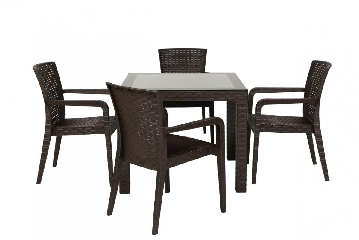 Sillón JAZMIN, apilable, polipropileno antracita