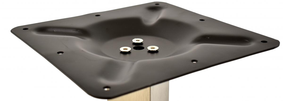 Base de mesa IPANEMA, acero inoxidable, base de 45 x 45 cms, altura 72 cms