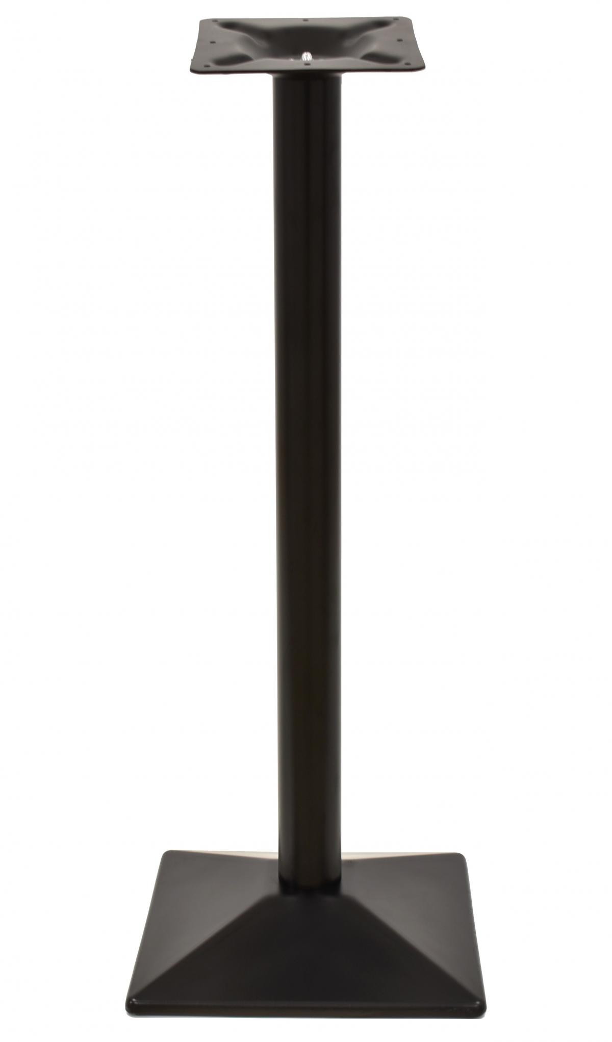 Base de mesa SOHO, alta, negra, base de 40 x 40 cms, altura 110 cms