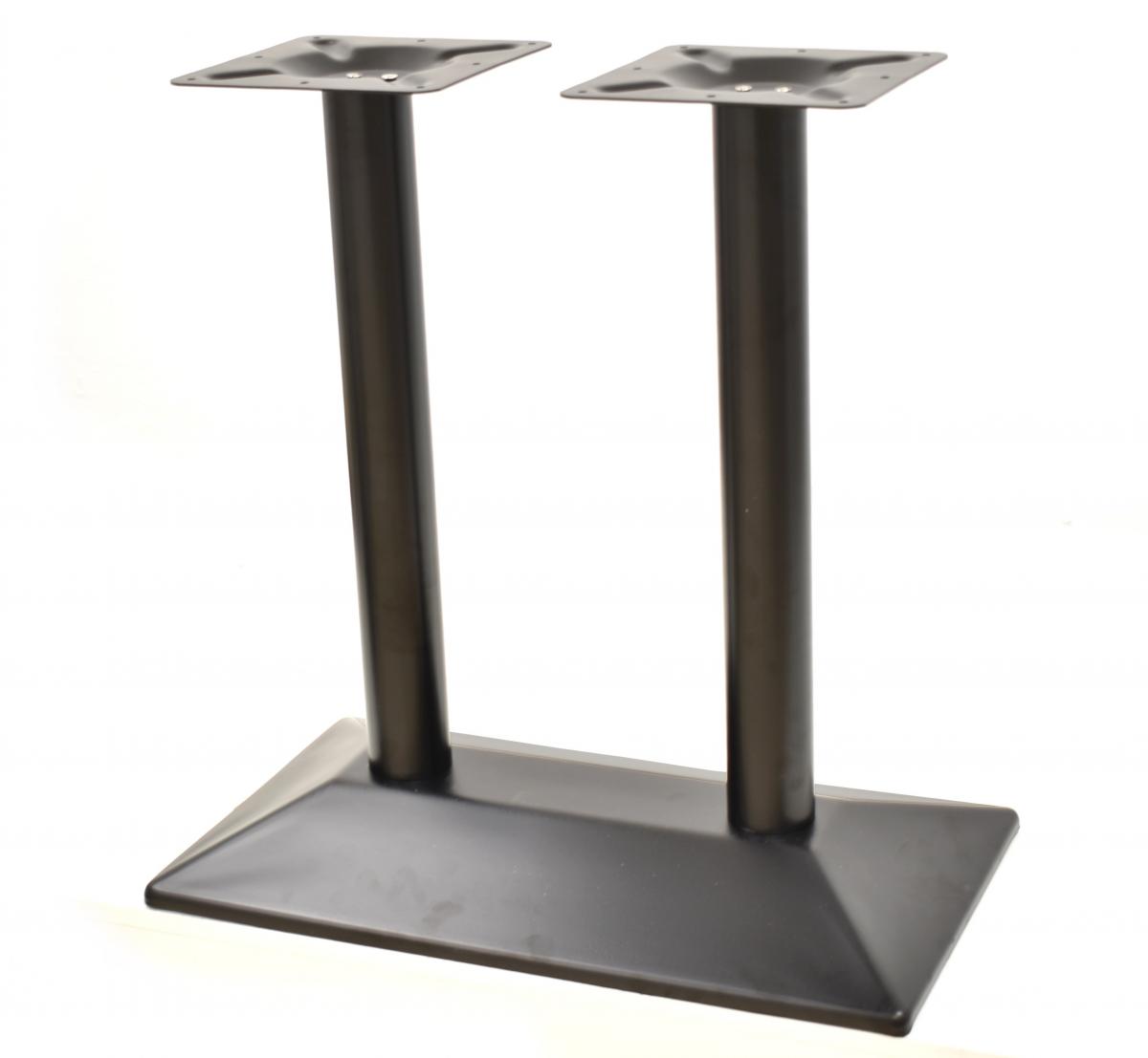 Base de mesa SOHO, rectangular, negra, base de 70 x 40 cms, altura 72 cms