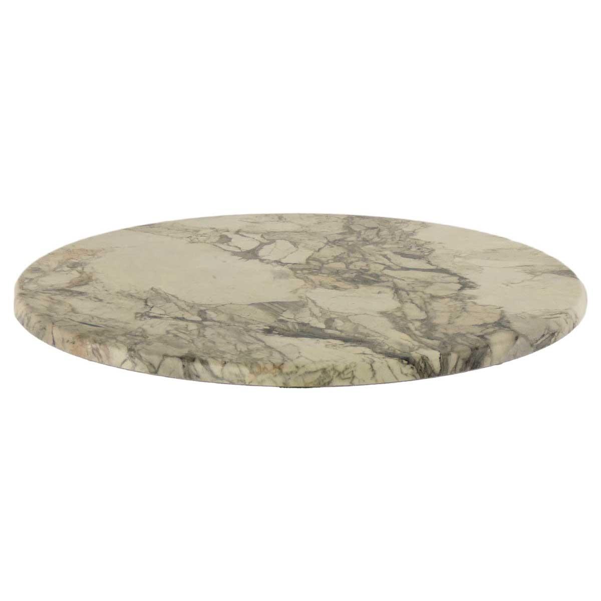 Tablero de mesa Werzalit SM, MARBLE ALMERIA 209, 60 cms de diámetro.
