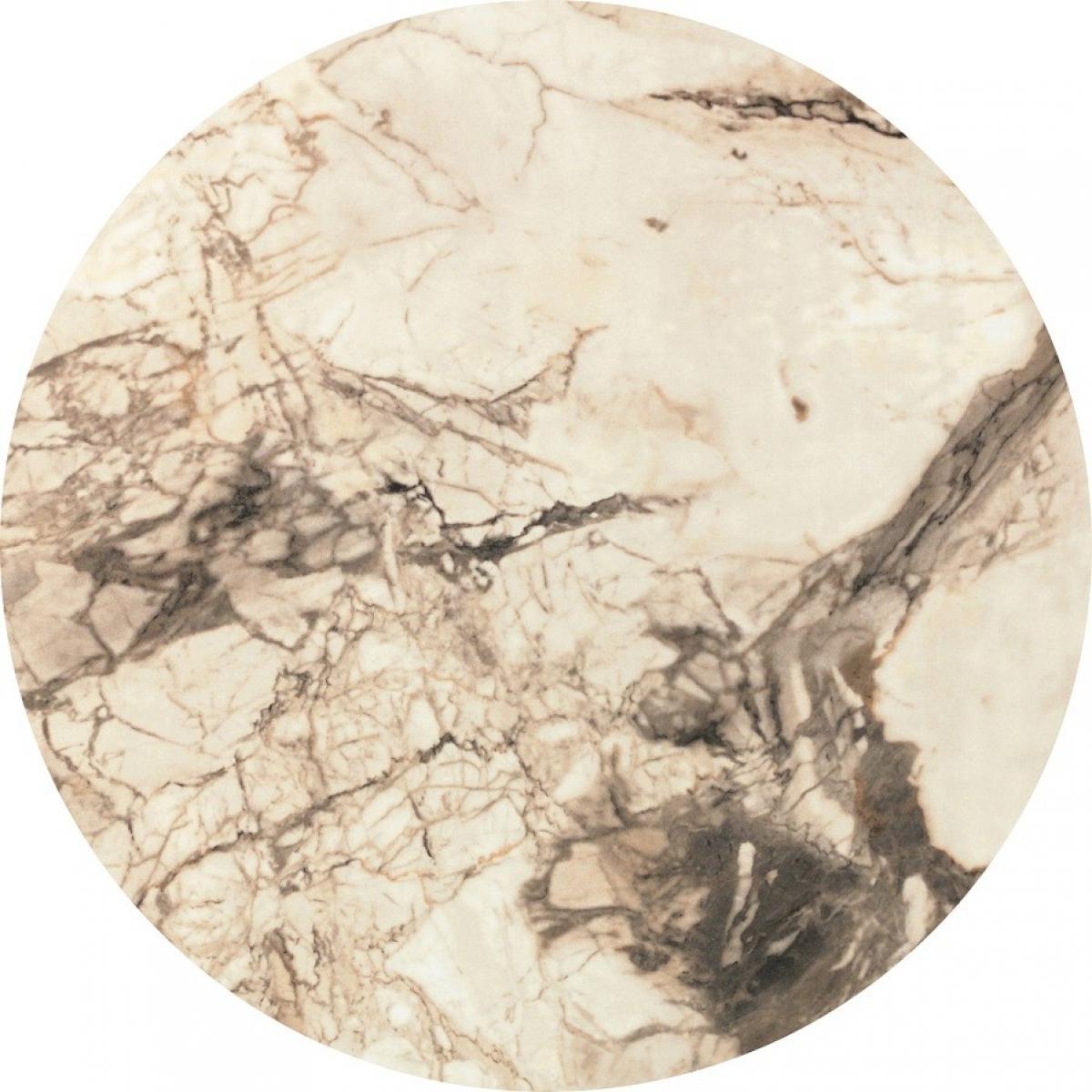 Tablero de mesa Werzalit SM, MARBLE ALMERIA 209, 60 cms de diámetro.