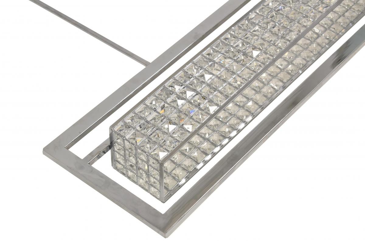 Lámpara ATRIA, colgante, metal, cristal