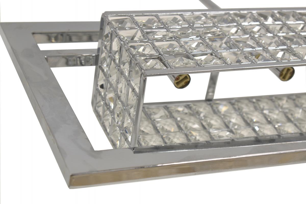 Lámpara ATRIA, colgante, metal, cristal
