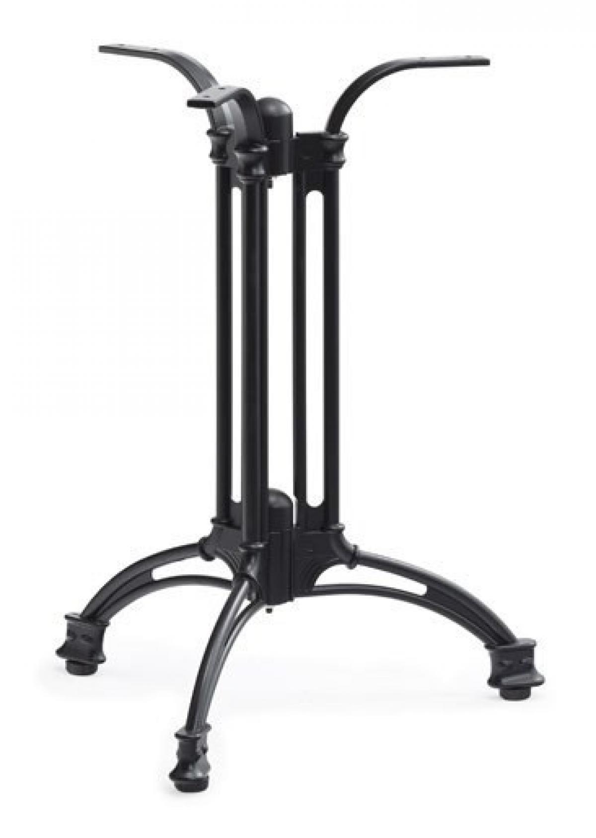 Base de mesa EIFFEL NEW, aluminio, 3 pies, negra, altura 70 cms