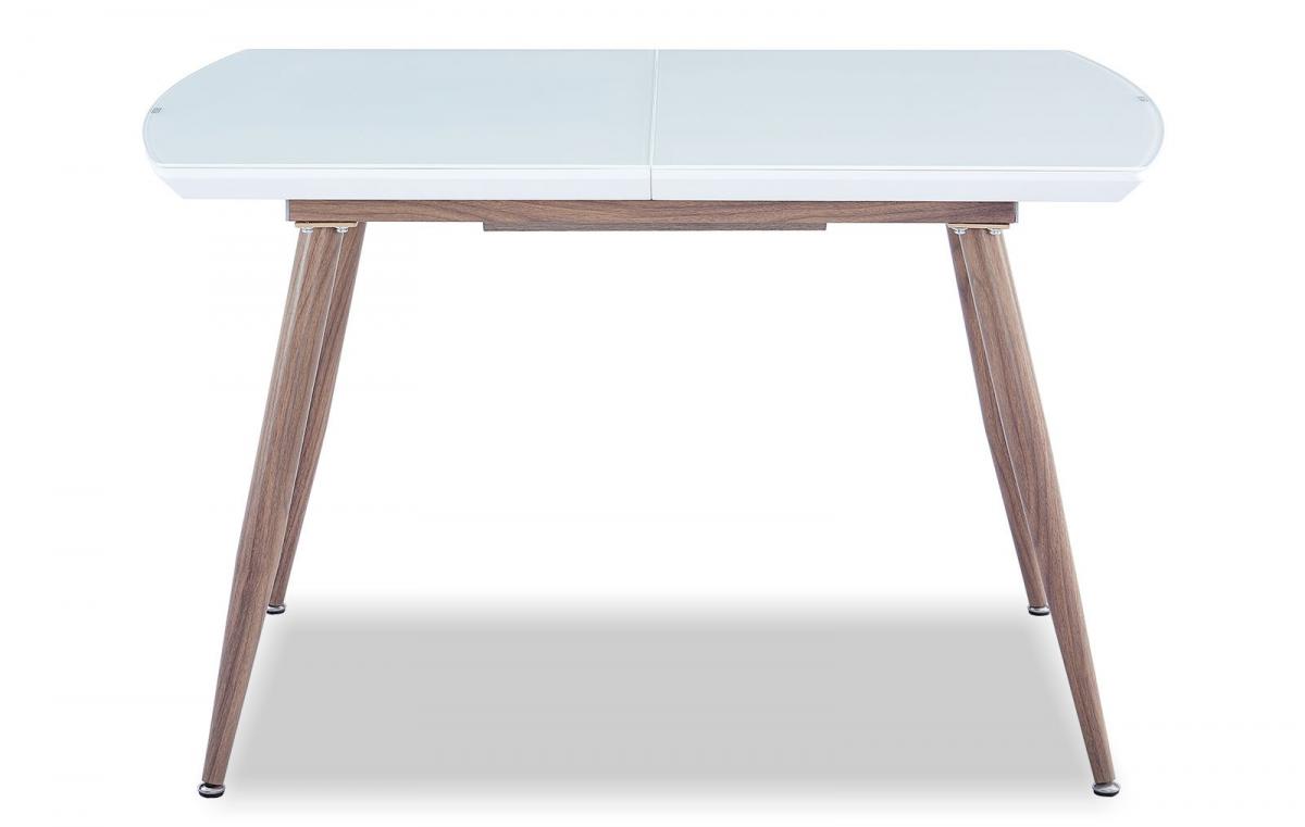 Mesa SOHAIL, extensible, metal, madera, cristal,140 ~ 180x80 cms