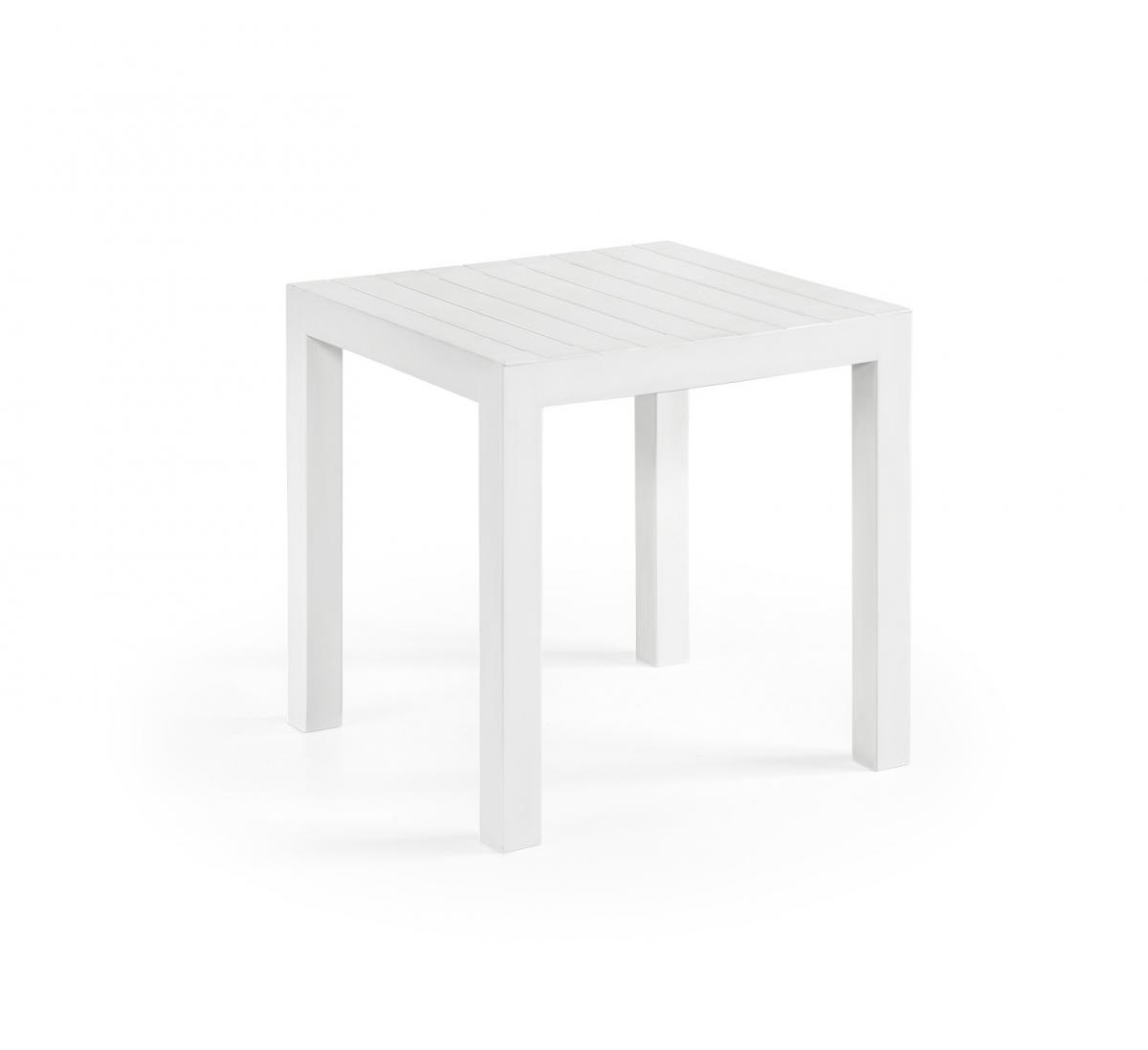 Mesa ODYSSEY, polipropileno blanco, 80 x 80 cms
