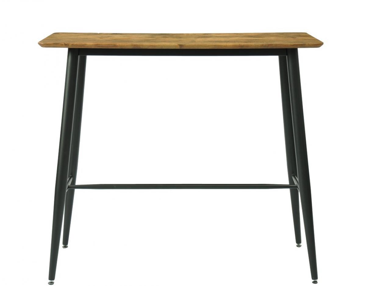 Mesa NITRA, alta, metal, tapa DM 6064 vintage, 120 x 60 cms