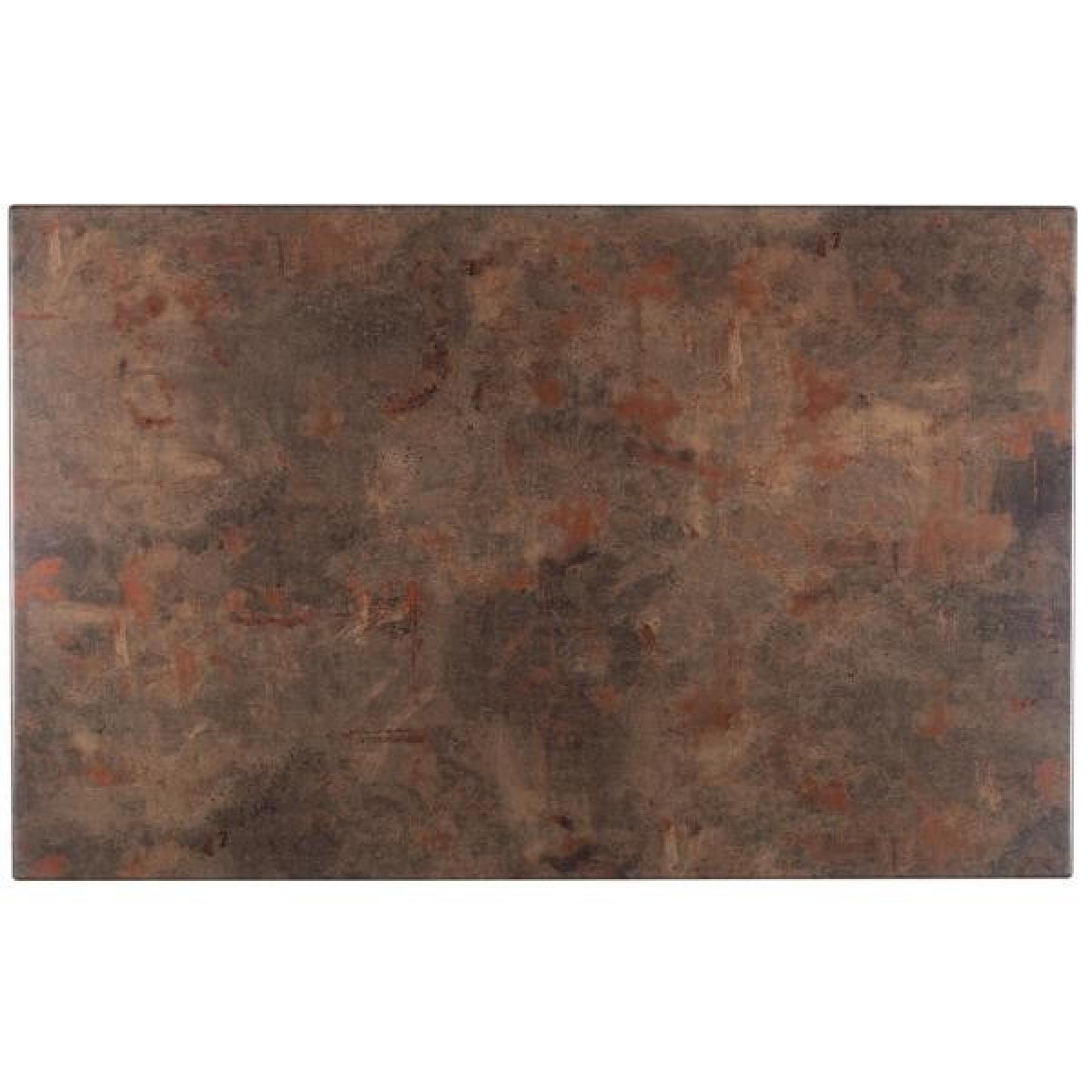 Tablero de mesa Werzalit-Sm, MARRÓN ÓXIDO 223, 110 x 70 cms