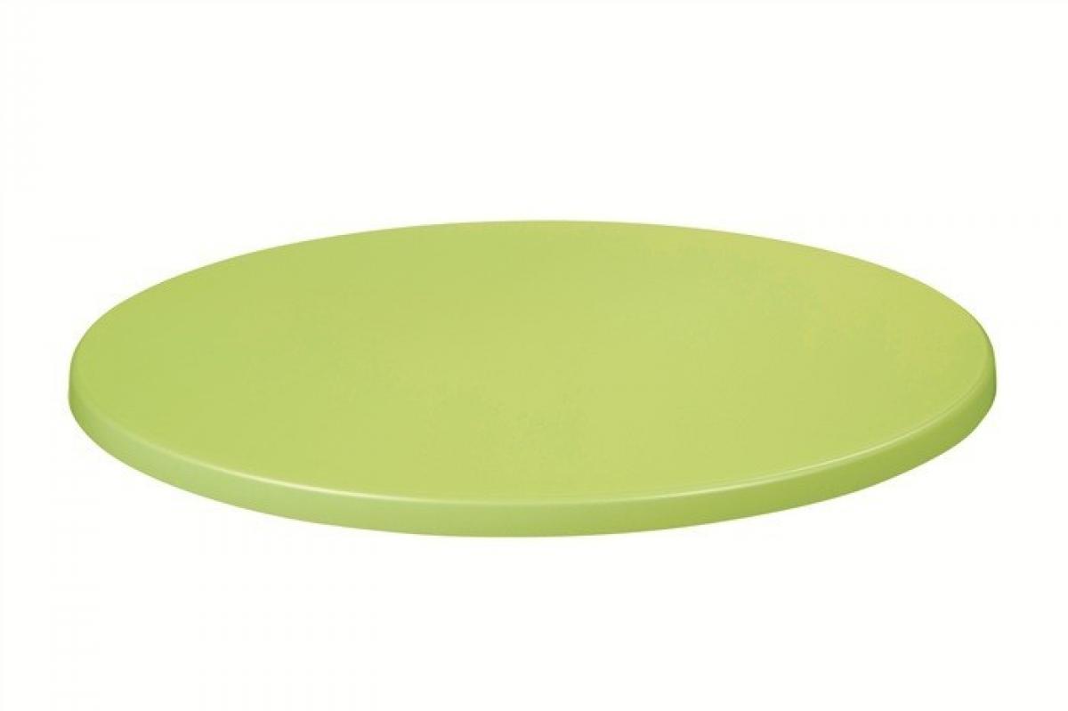 Tablero de mesa Topalit, VERDE LIMA 408, 70 cms de diámetro.