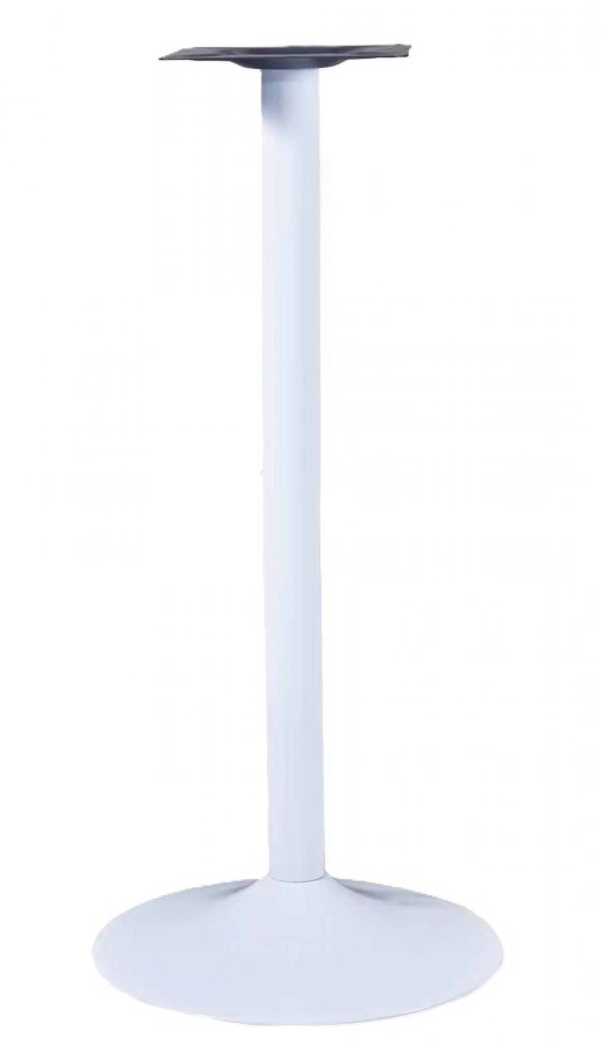 Base de mesa CRISS, alta, blanca, base de 45 cms de diámetro, altura 110 cms