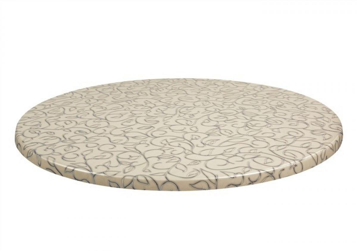 Tablero de mesa Topalit, FILO 132, 70 cms de diámetro.