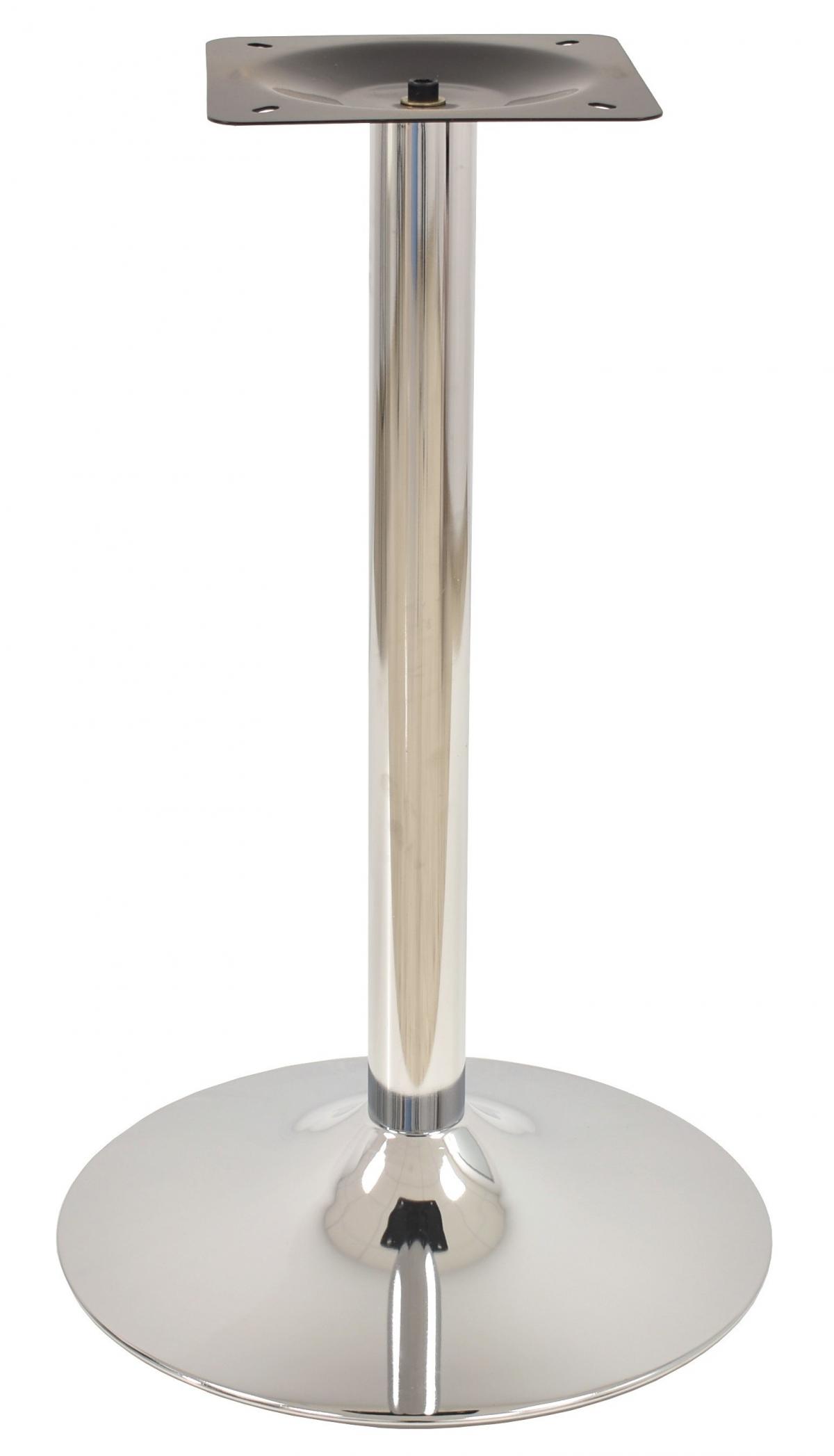 Base de mesa CRISS NEW, cromada, base 45 cms diámetro, altura 73 cms