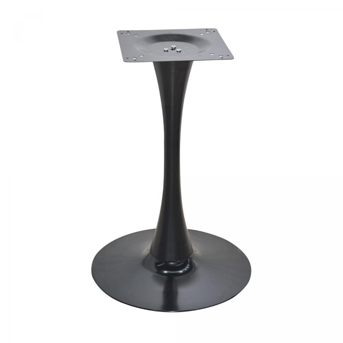Base de mesa TULIP ( TO ), negra, base de 50 cms de diámetro, altura 70 cms