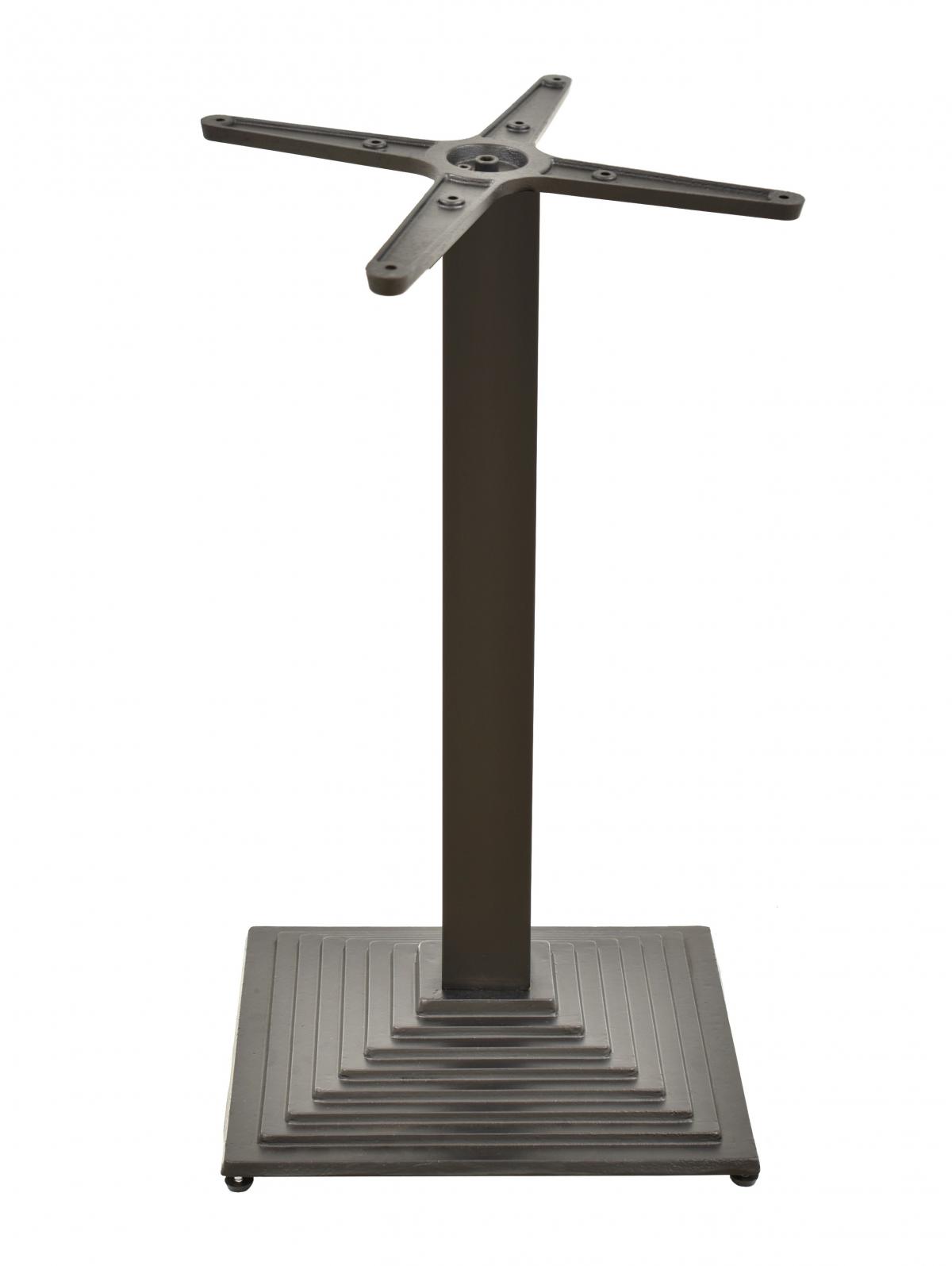 Base de mesa ELBA, negra, base de 44x44 cms, altura 72 cms