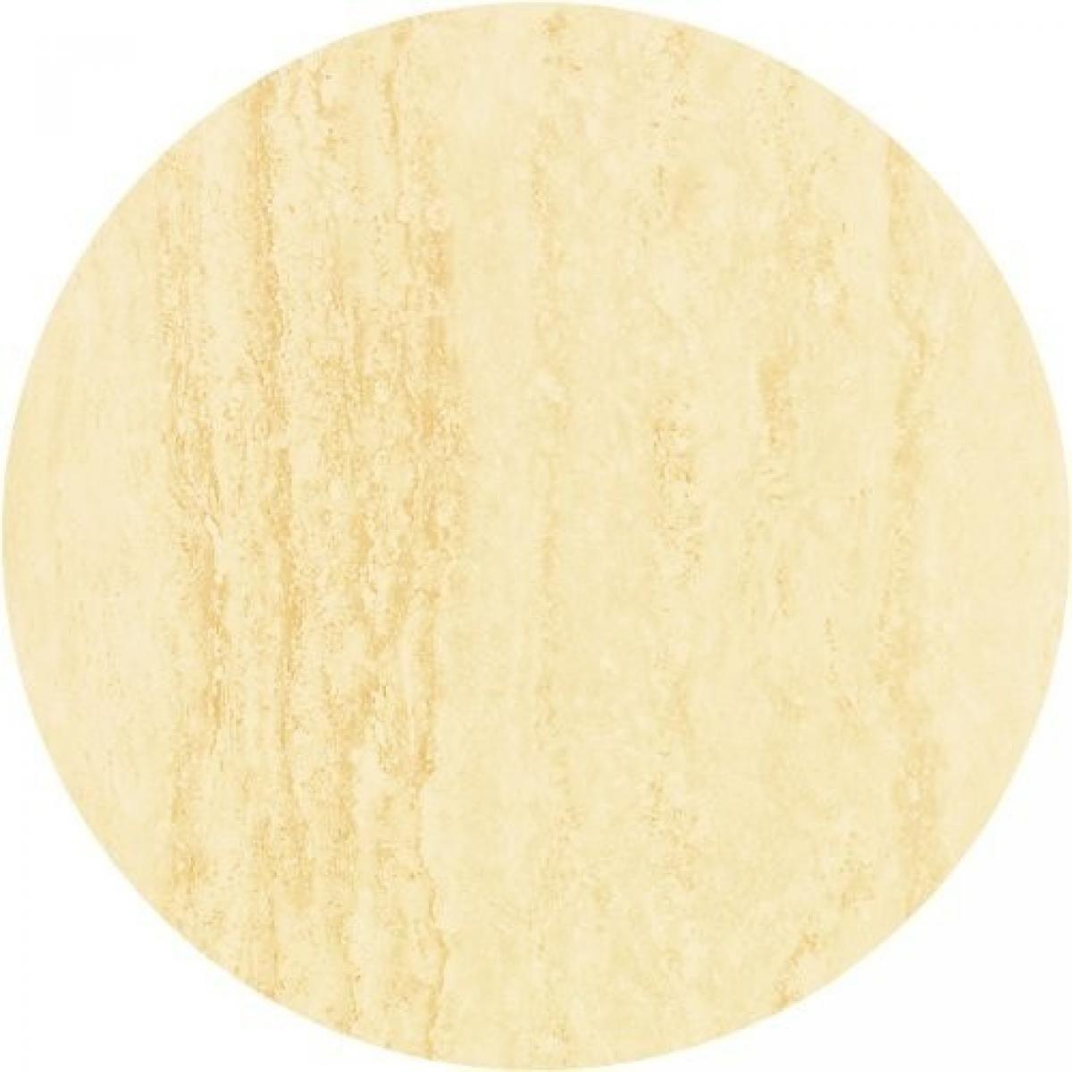 Tablero de mesa Werzalit Alemania, TRAVERTINO 034, 70 cms de diámetro.