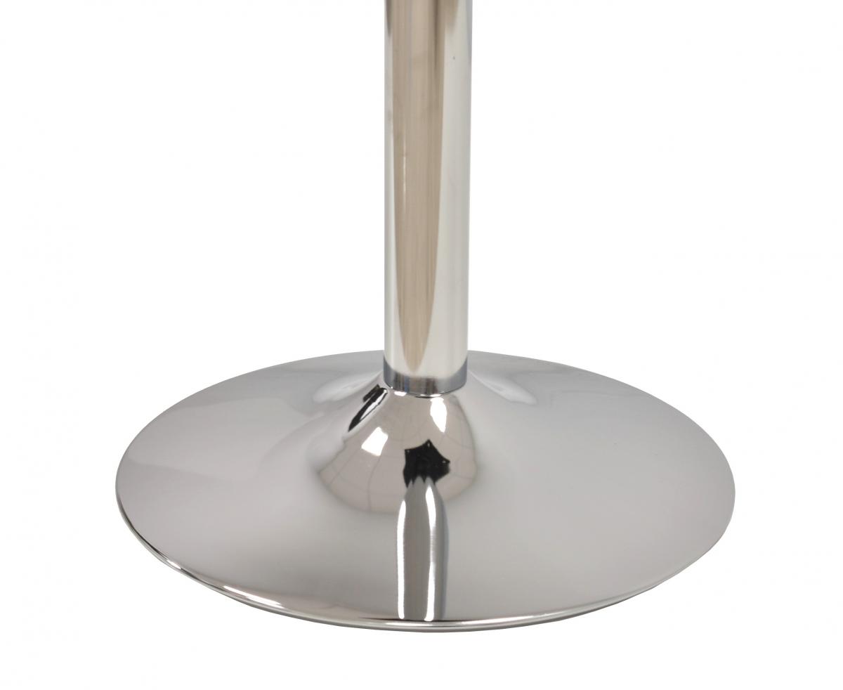 Base de mesa CRISS NEW, alta, cromada, base 45 cms diámetro, altura 110 cms