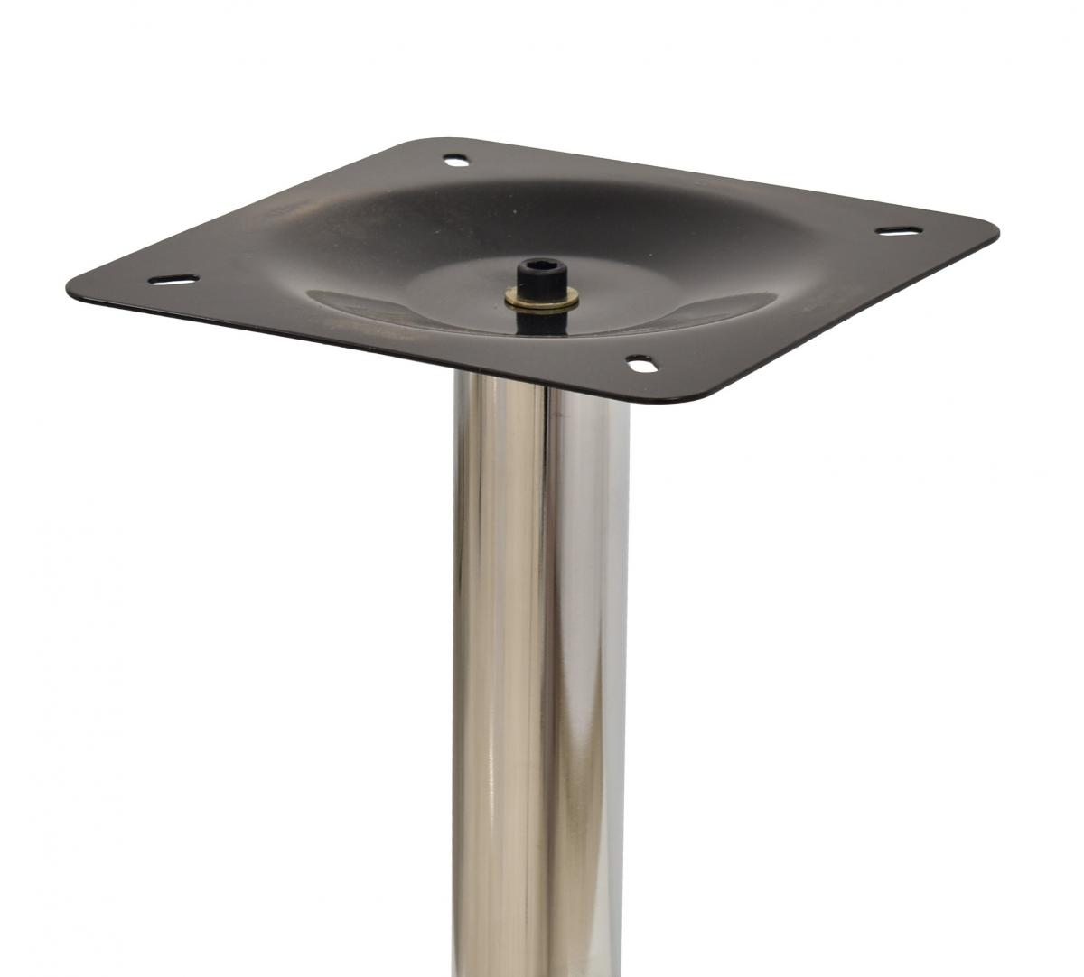 Base de mesa CRISS NEW, alta, cromada, base 45 cms diámetro, altura 110 cms
