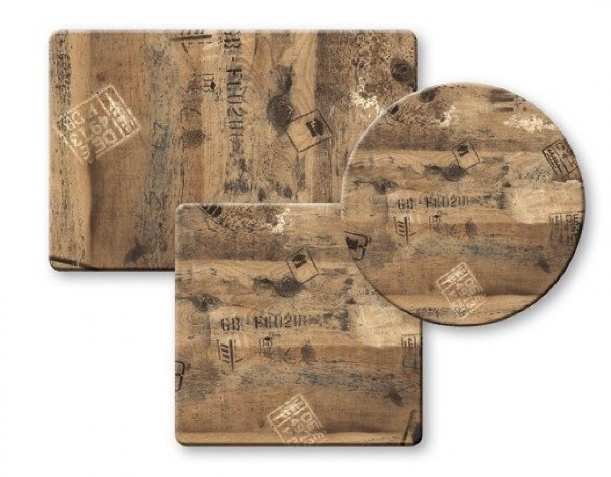 Tablero de mesa Werzalit Alemania, EX WORKS 122, 110 x 70 cms