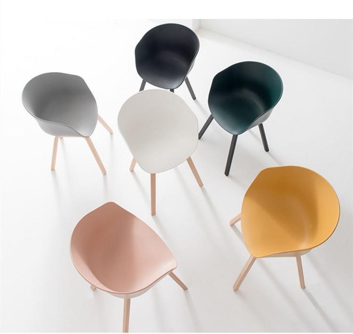 Sillón DANTE NEW (SU), metal, polipropileno negro