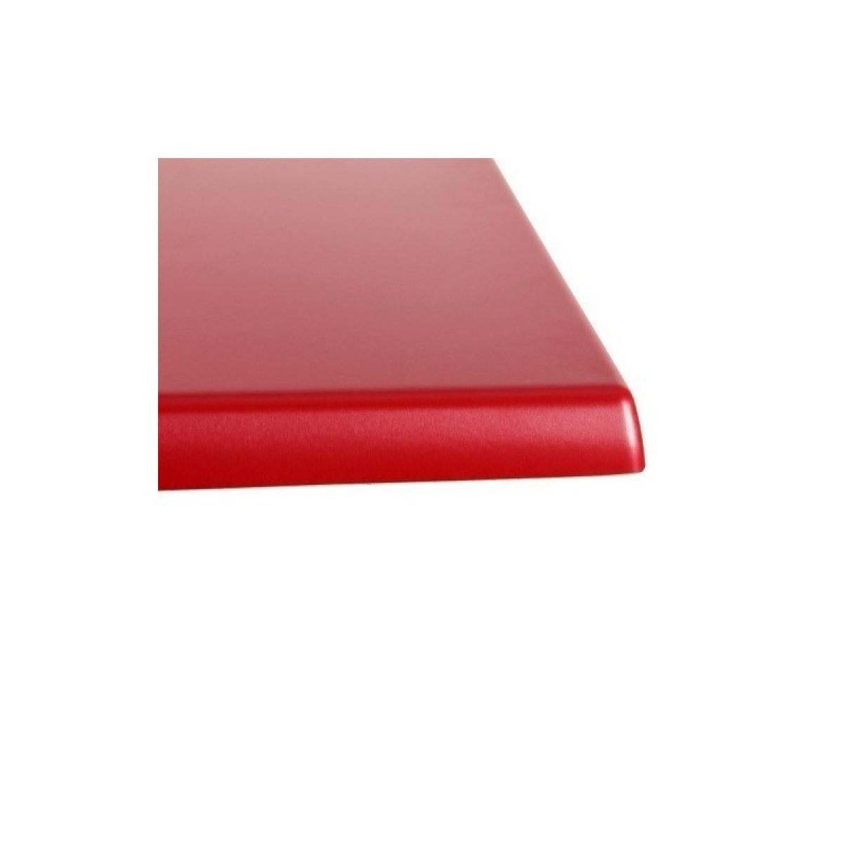Tablero de mesa Werzalit Alemania, ROJO 328, 110 x 70 cms