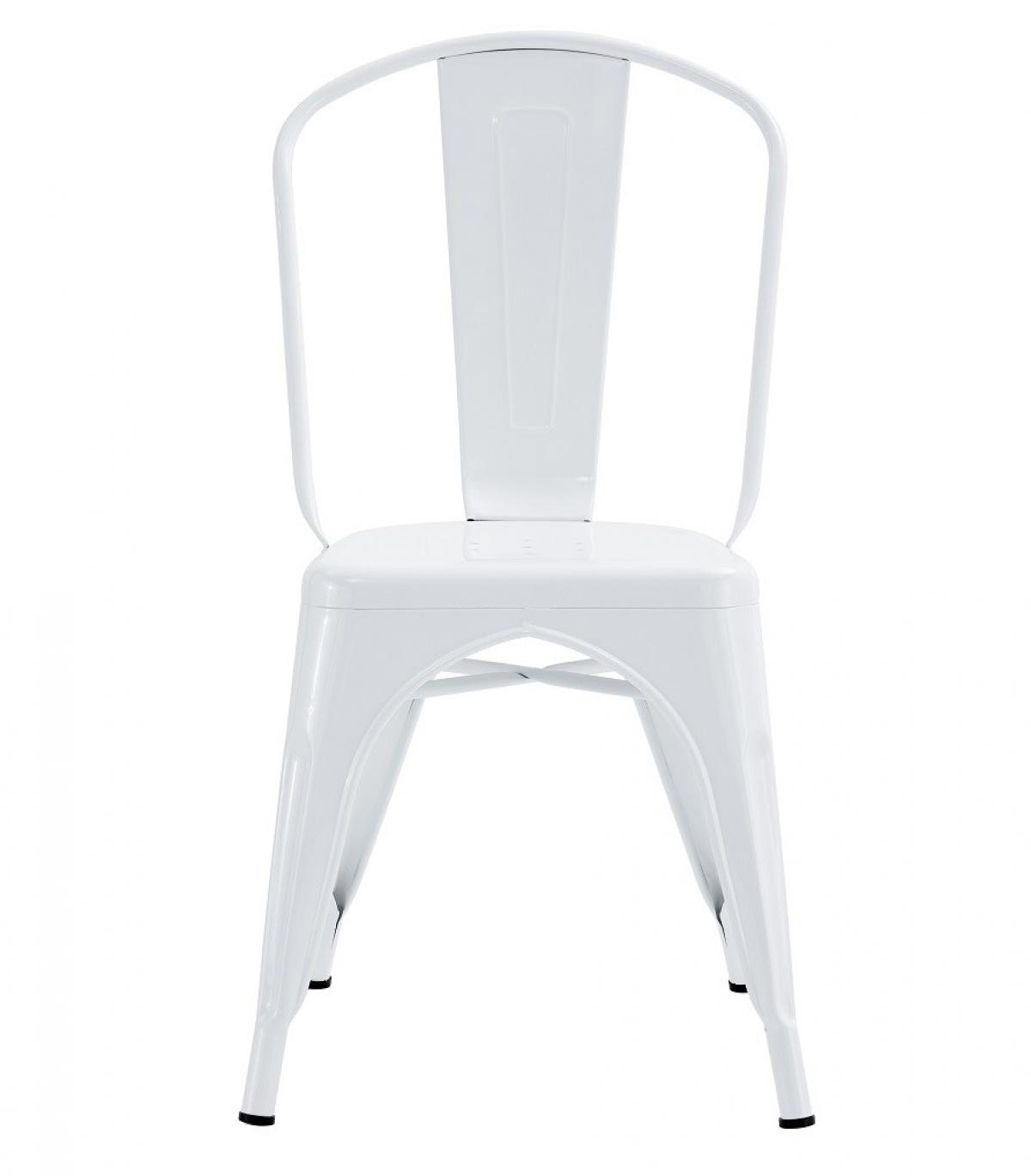 Silla TOL EK LIMITED, acero, blanca