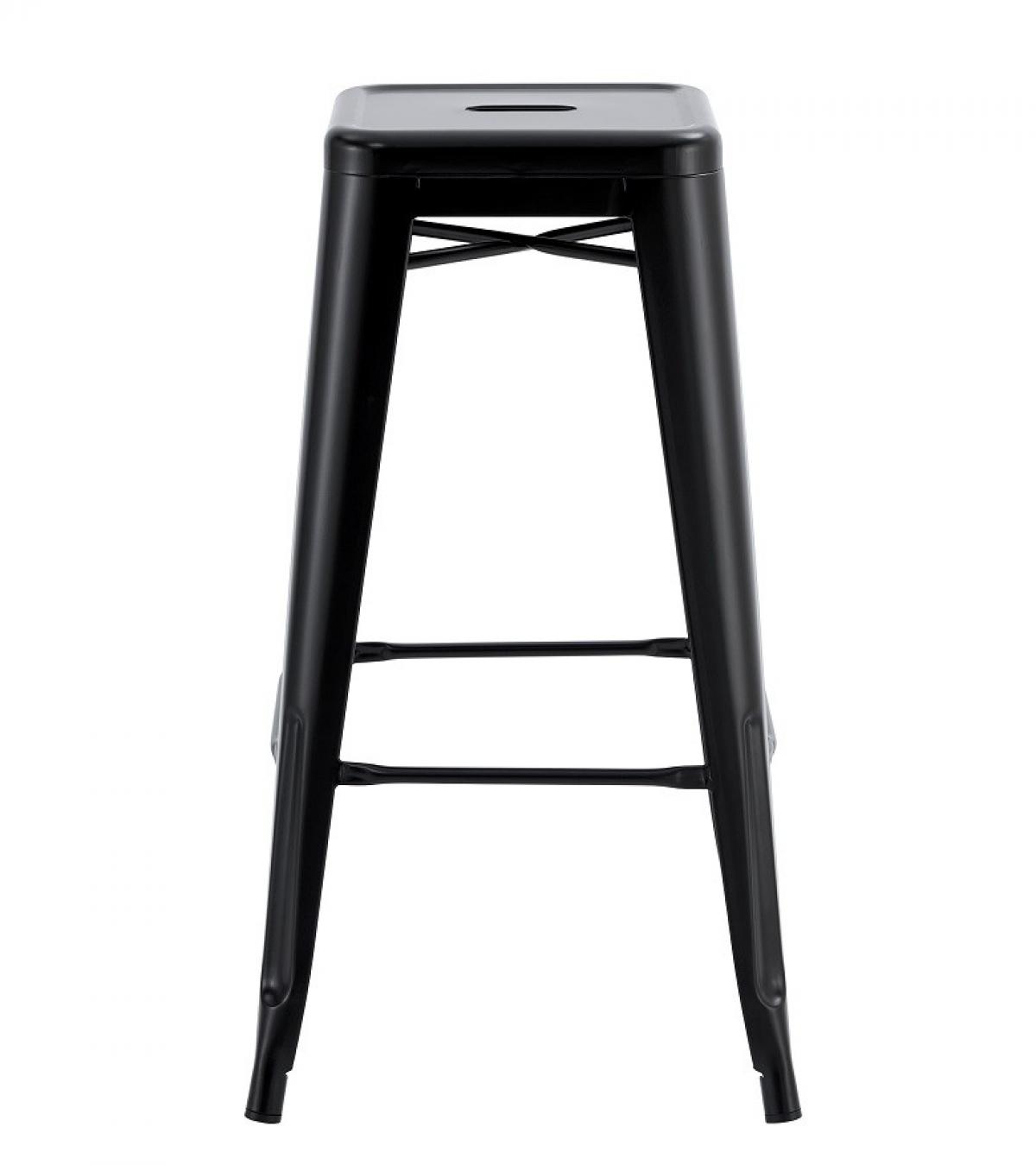 Taburete TOL EK LIMITED, acero, negro