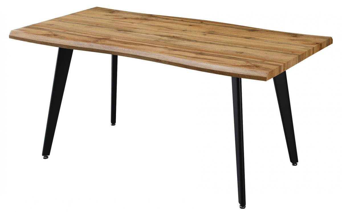 Mesa ANETO, metal, madera,160 x 90 cms