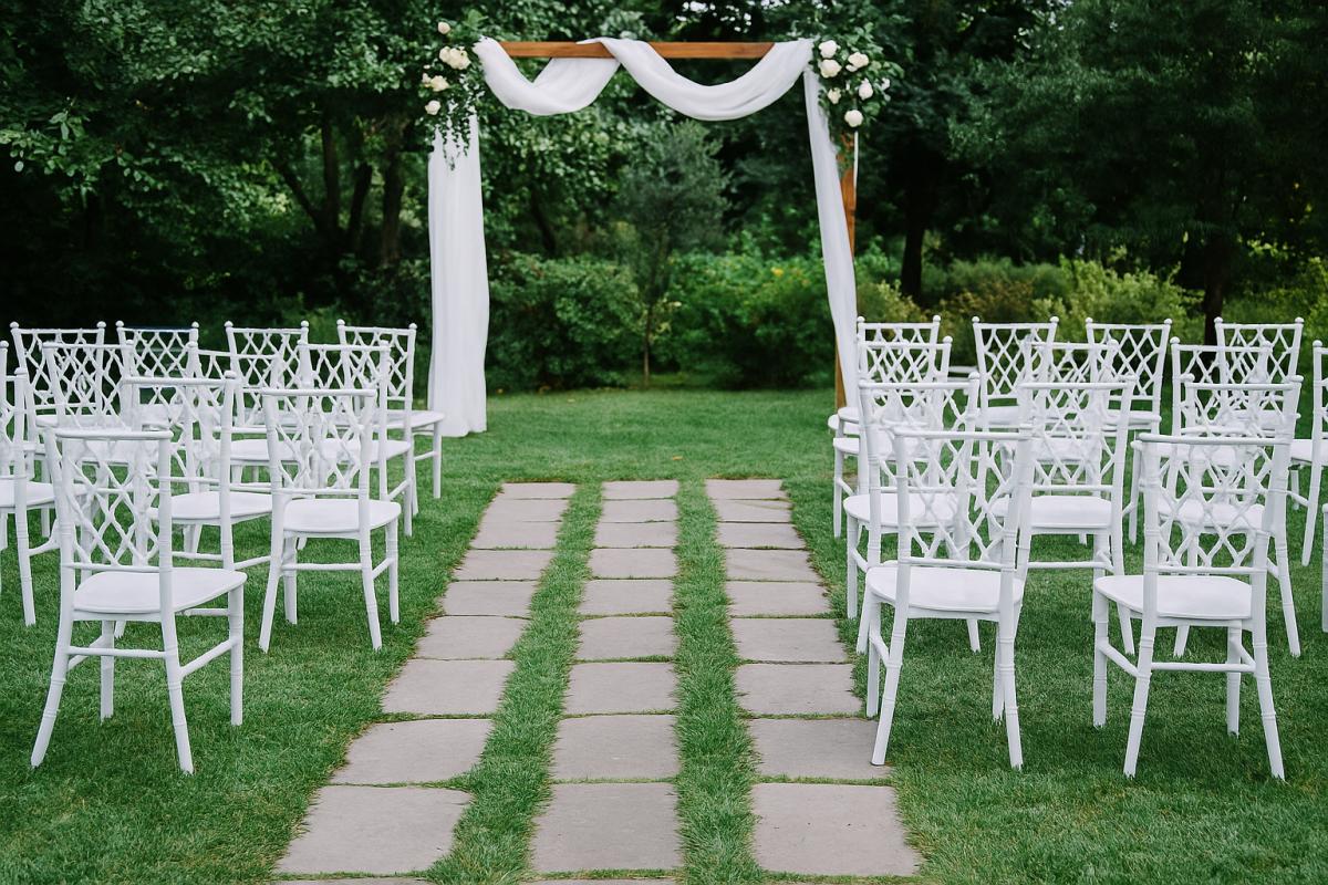 Silla TRENZA, apilable, polipropileno blanco