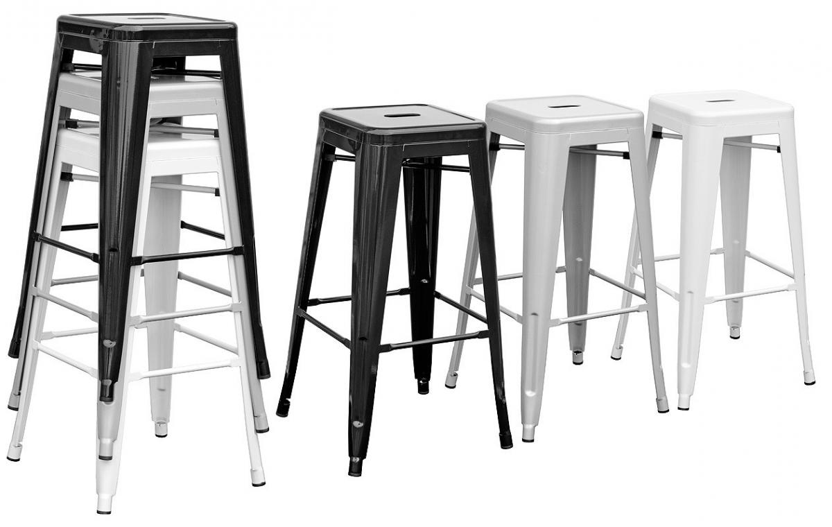Taburete TOL EK LIMITED, acero, gris plata