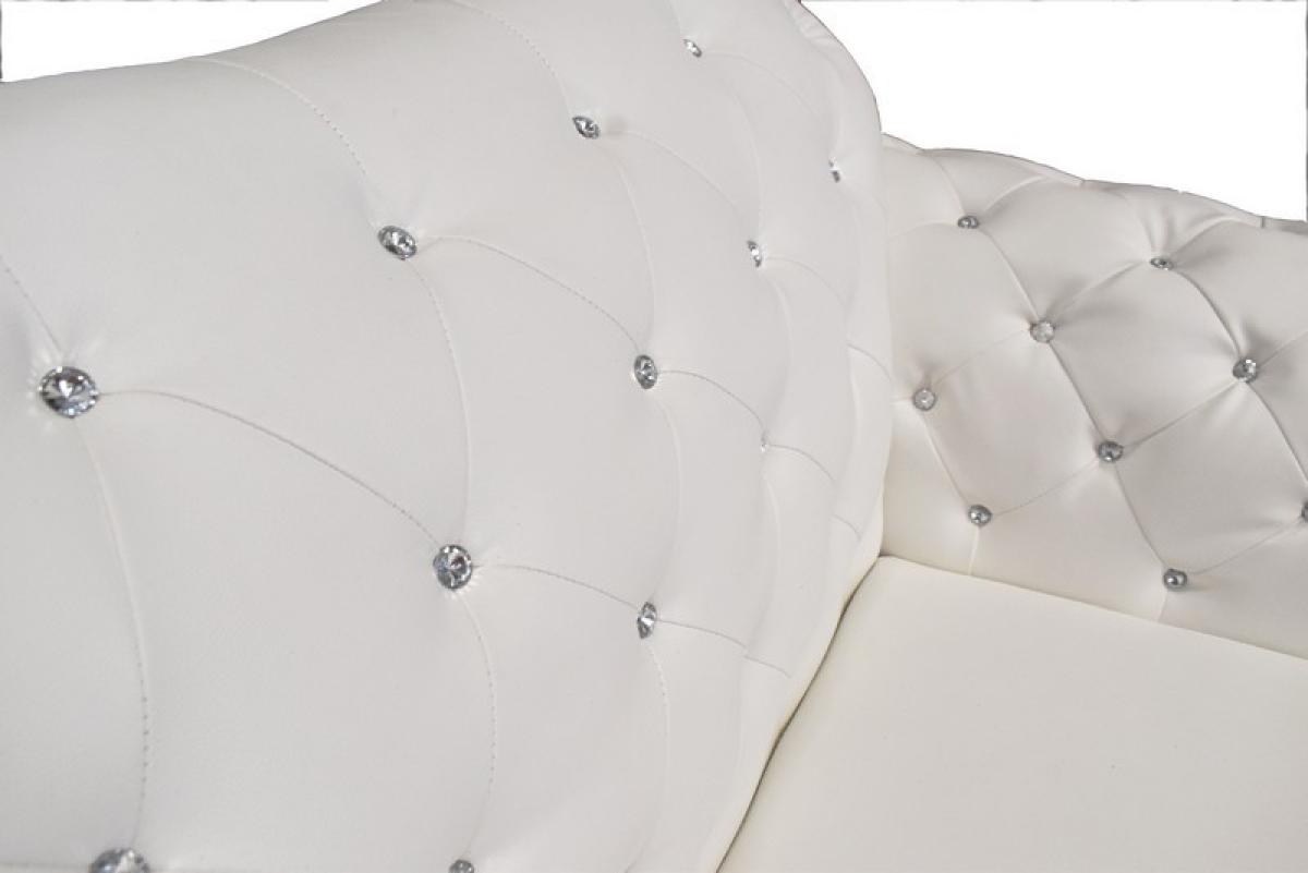 Sillón LOREN, similpiel blanca