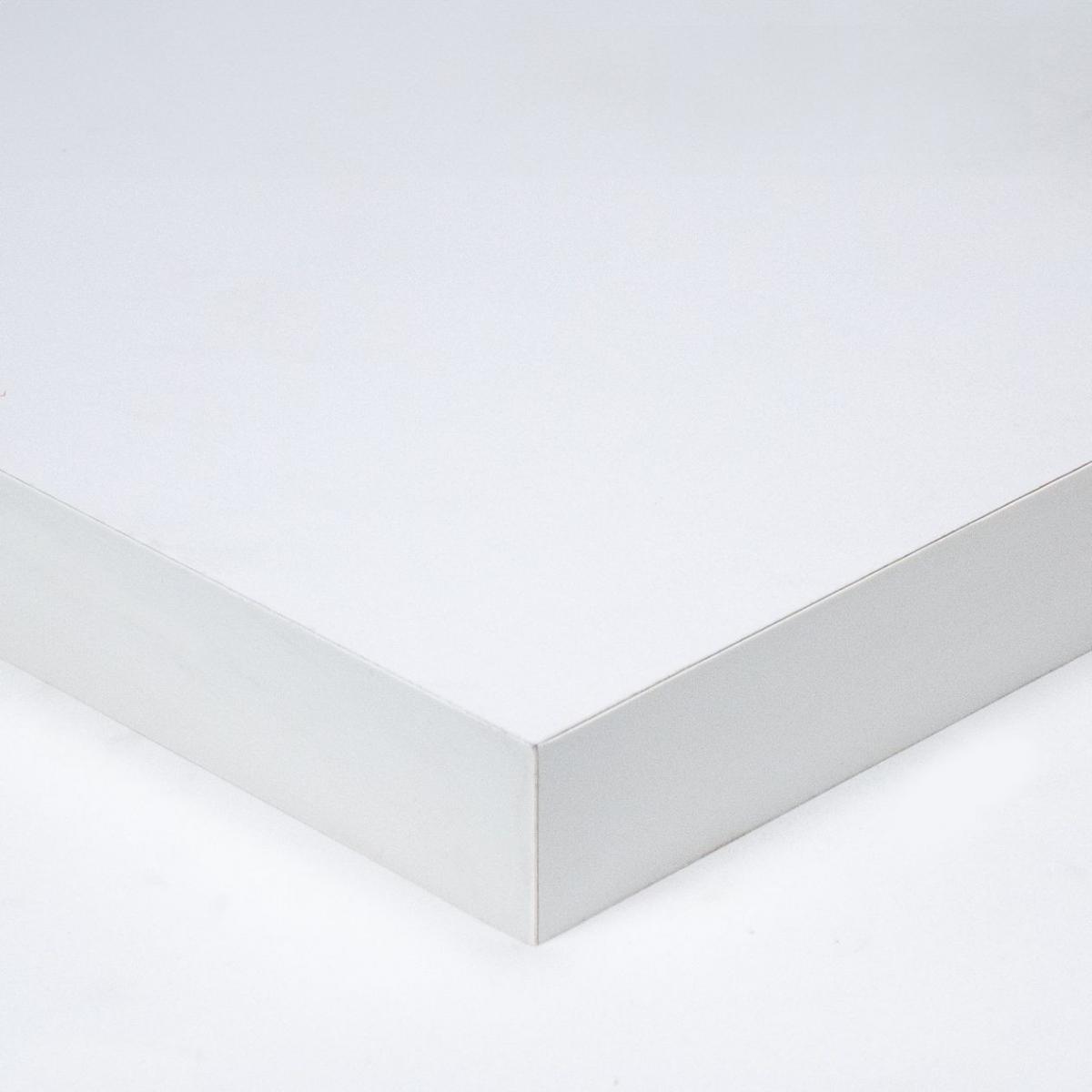 Tablero de melamina 30 mm, BLANCO ELE, 80 x 80 cms