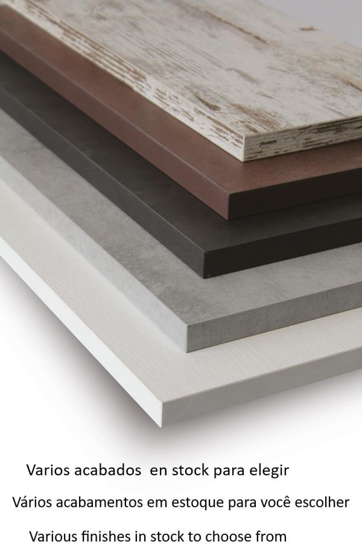 Tablero de melamina 30 mm, NEGRO 10, 80 x 80 cms