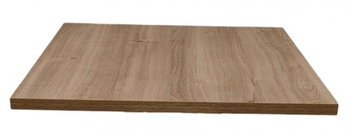 Tablero de melamina 30 mm, ROBLE ELE, 80 x 80 cms